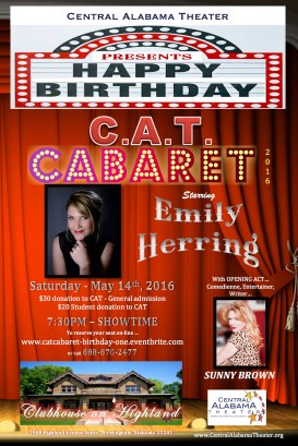 CAT CABARET -POSTCARD 4X6 One Year